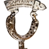 1941 TOM MIX CAPTAIN RANK SILVER SPUR BADGE